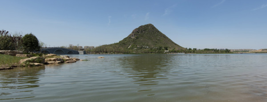 華山湖全景圖