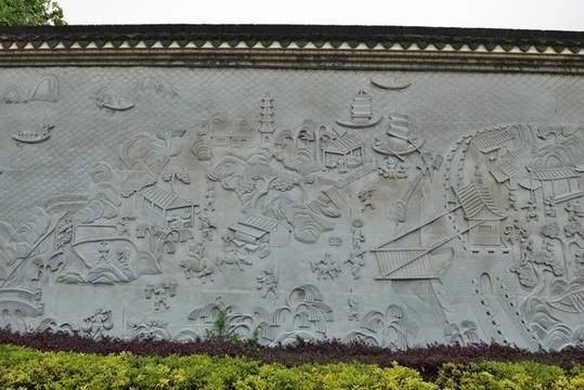 岳陽樓公園雕塑