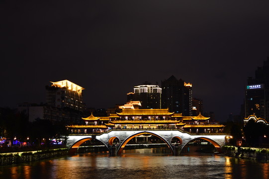 成都安順廊橋夜景