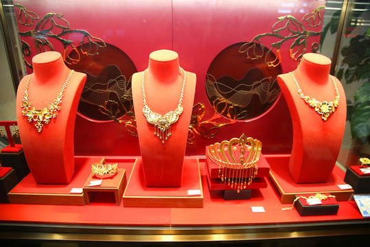金店櫥窗展示