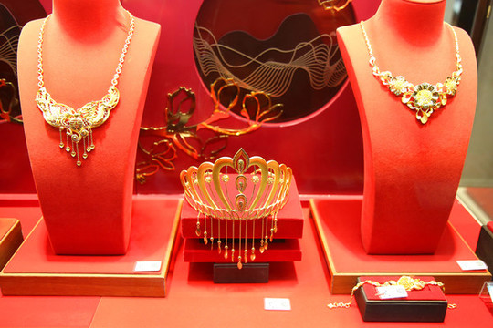 金店櫥窗展示