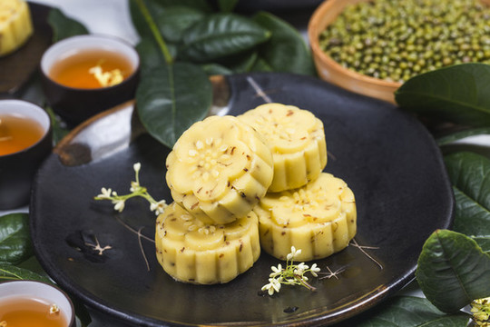 桂花綠豆糕