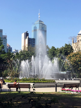 公園噴泉