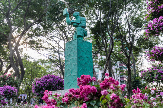 廣州雕塑公園簕杜鵑展