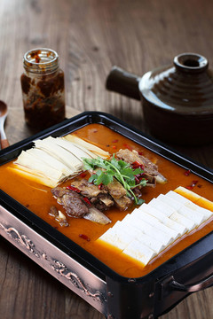 烤羊排豆腐