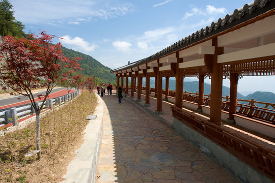 巫山机场路观景长廊