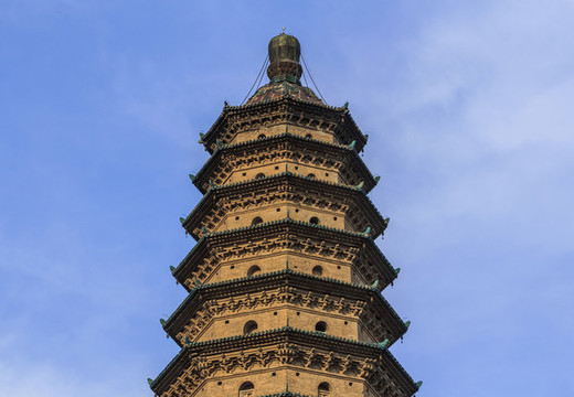 中國山西太原永祚寺風光