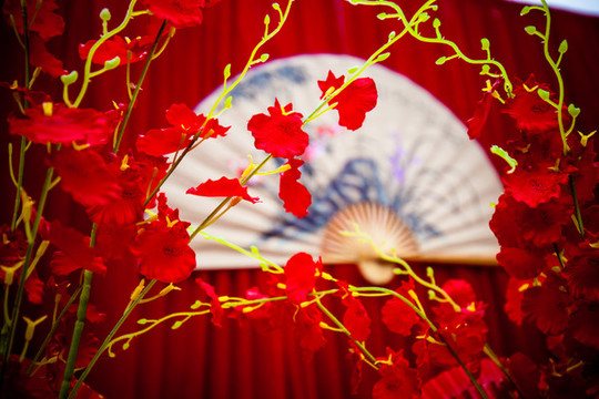 中式婚禮現(xiàn)場