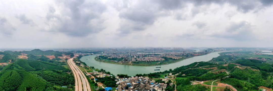 南寧邕江城市素材