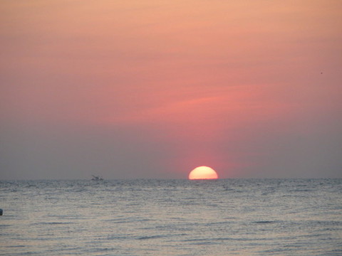 海邊日落