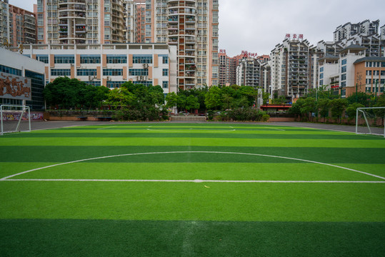 學(xué)校綠茵場足球場操場