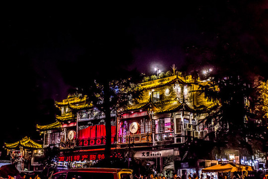 寬窄巷子夜景