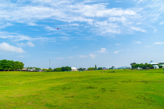 湖北武漢木蘭草原風(fēng)景區(qū)初夏風(fēng)光