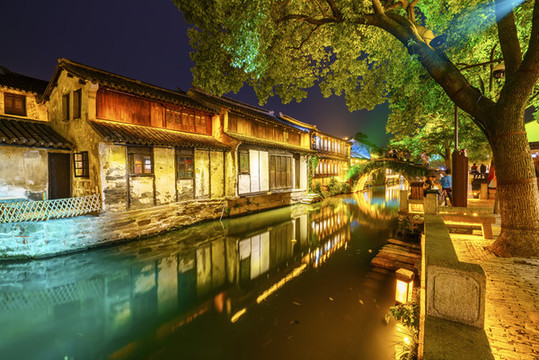 周莊夜景