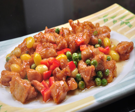 銀杏青豆雞中寶