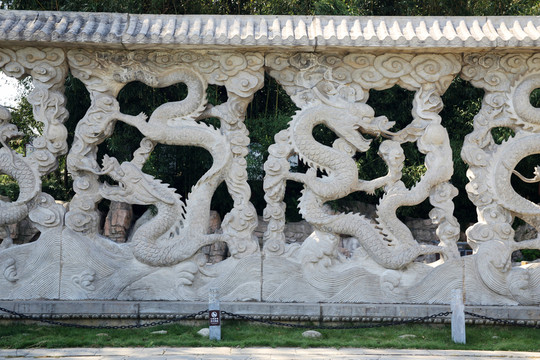 中國(guó)龍景觀墻