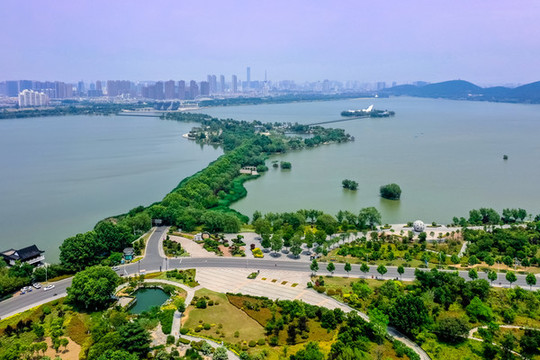 航拍徐州云龍湖風(fēng)景