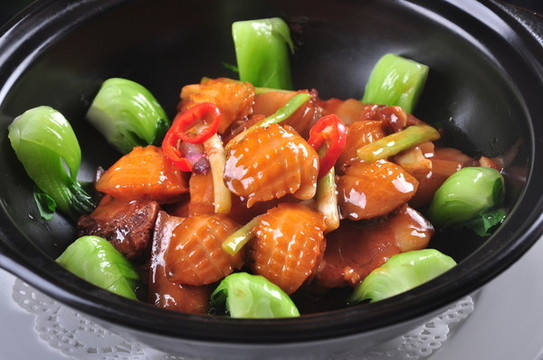 生燜藏豬鮮鮑仔