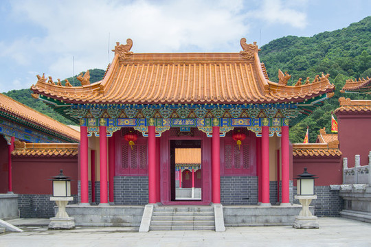 西樵山影視城宮殿門口