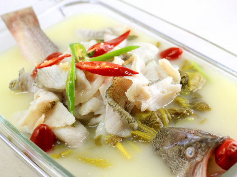 酸菜鱸魚