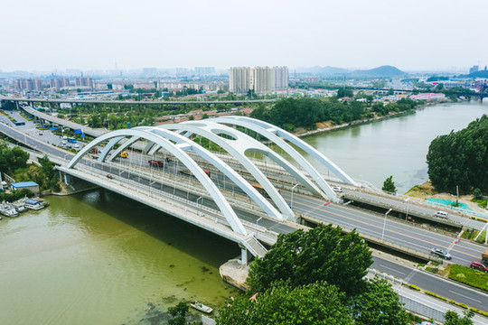 航拍秦洪橋