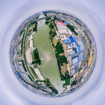 航拍秦洪橋