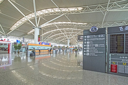 西安機場候機大廳