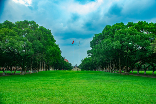 中山大學(xué)草坪