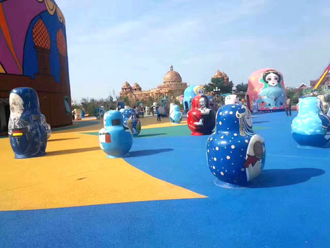水洗砼彩色藝術地面