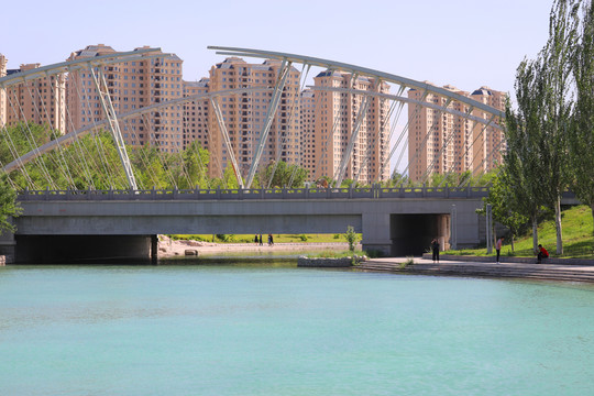 濱湖河美麗景色