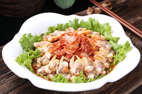 辣白菜蜆子