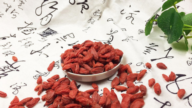 寧夏紅枸杞干果特寫
