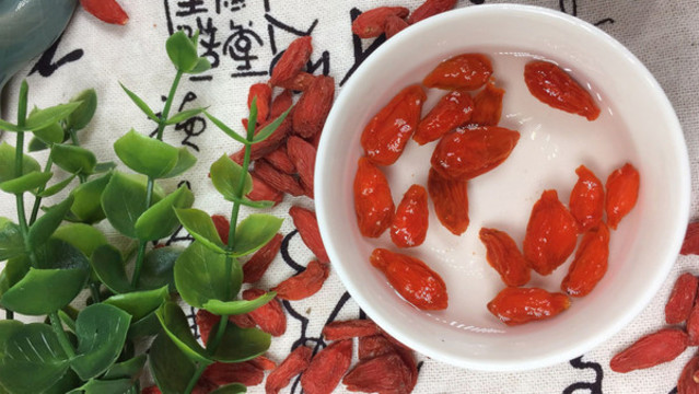 寧夏紅枸杞干果特寫