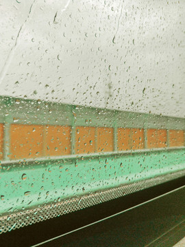雨滴車窗