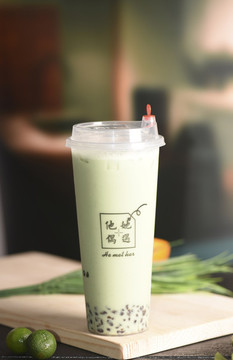 哈密瓜奶茶