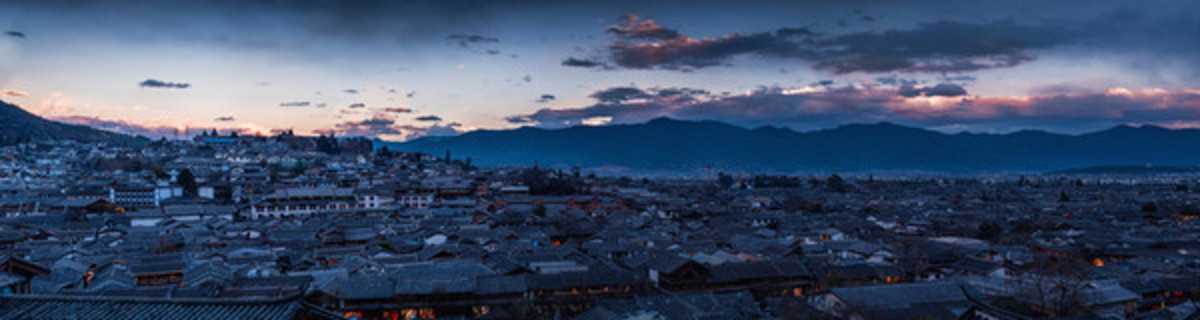麗江古城全景大圖