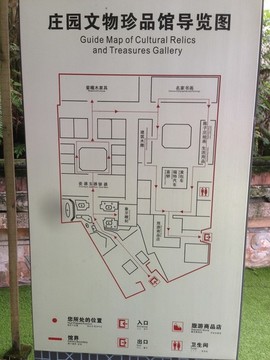 莊園文物珍品館導覽圖