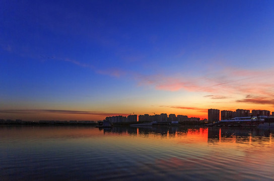 中國山西太原晉陽湖公園風(fēng)光