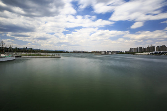 中國(guó)山西太原晉陽(yáng)湖風(fēng)光