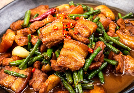 掛豆角紅燒肉