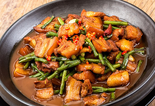 掛豆角紅燒肉