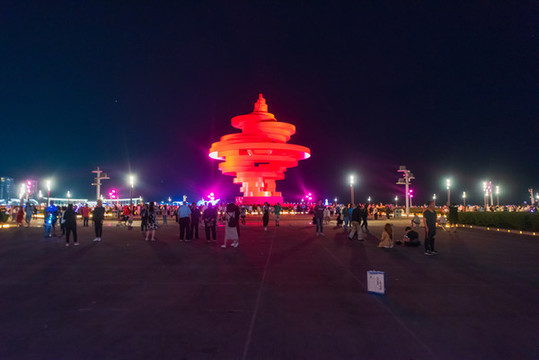 青島燈光秀夜景