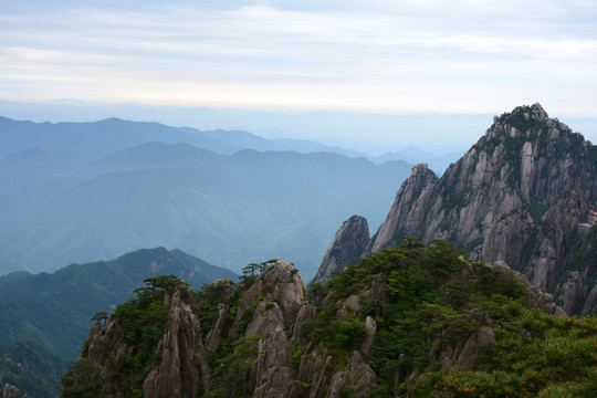 水墨黃山