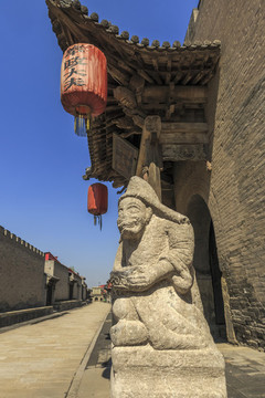 中國山西榆次常家莊園風光