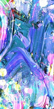 抽象油畫