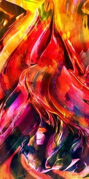 玄關(guān)抽象油畫