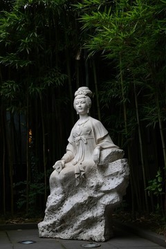 薛濤塑像