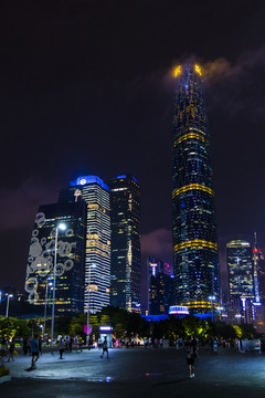 珠江新城夜景