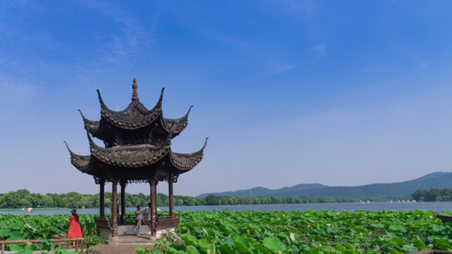 西湖風(fēng)光之聚賢亭
