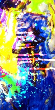 抽象油畫